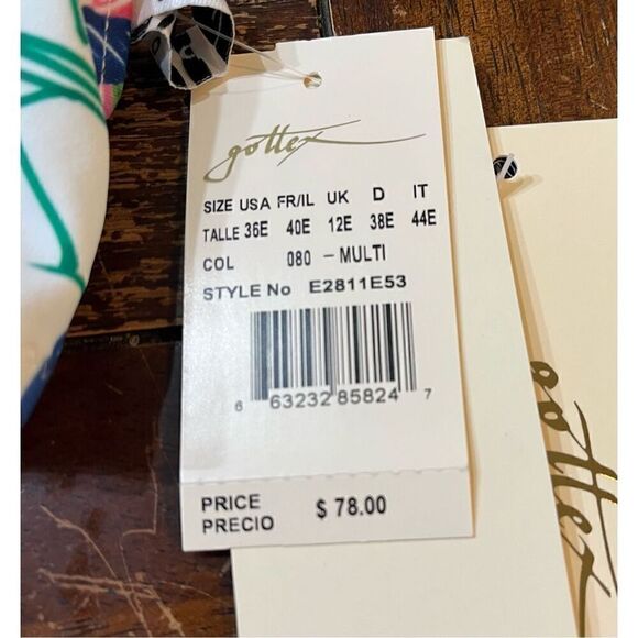 Profile by Gottex Women's Standard Molded Cup Sized Bikini Top Swimsuit - Picture 5 of 6